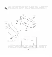 SIDE COWLING voor Kawasaki VN1500 CLASSIC TOURER FI 2003