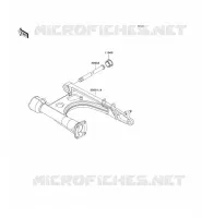SWINGARM voor Kawasaki VN1500 CLASSIC TOURER FI 2003