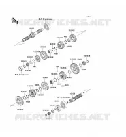 TRANSMISSION voor Kawasaki VN1500 CLASSIC TOURER FI 2003