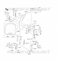 COWLING voor Kawasaki VN1500 CLASSIC TOURER FI 2003