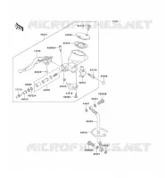 CLUTCH MASTER CYLINDER voor Kawasaki VN1500 CLASSIC TOURER FI 2004