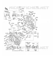 CRANKCASE(S) voor Kawasaki VN1500 CLASSIC TOURER FI 2004