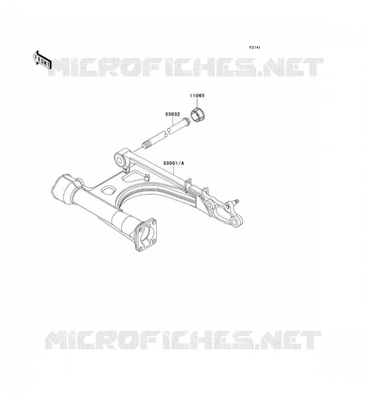 SWINGARM Kawasaki MOTOS 1500 2000 VN1500 CLASSIC FI  VN1500-N1