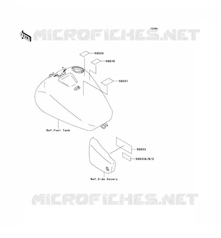 LABELS Kawasaki MOTOS 1500 2000 VN1500 CLASSIC FI  VN1500-N1H
