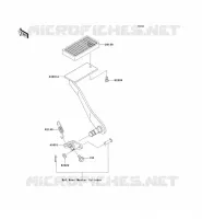 BRAKE PEDAL   TORK LINK voor Kawasaki VN1500 CLASSIC 2005