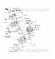 CYLINDER HEAD voor Kawasaki VN1500 CLASSIC 2005