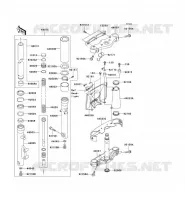 FRONT FORK voor Kawasaki VN1500 CLASSIC 2005