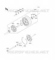 REAR WHEEL   CHAIN voor Kawasaki VN1500 CLASSIC 2005