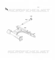 SWINGARM voor Kawasaki VN1500 CLASSIC 2005