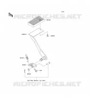 BRAKE PEDAL   TORK LINK voor Kawasaki VN1500 CLASSIC 2007
