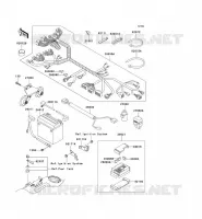 CHASSIS ELECTRICAL EQUIPMENT voor Kawasaki VN1500 CLASSIC 2007