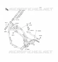 CHASSIS voor Kawasaki VN1500 CLASSIC 2007