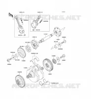 CRANKSHAFT voor Kawasaki VN1500 CLASSIC 2007