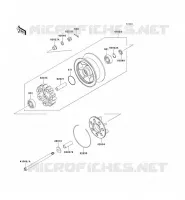 REAR WHEEL   CHAIN voor Kawasaki VN1500 CLASSIC 2007