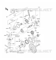 STARTER MOTOR voor Kawasaki VN1500 CLASSIC 2007