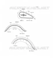 STICKER(TITANIUM/BLUE) voor Kawasaki VN1500 CLASSIC 2007