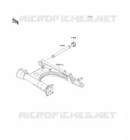 SWINGARM voor Kawasaki VN1500 CLASSIC 2007