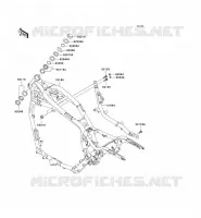 CHASSIS voor Kawasaki VN1500 MEAN STREAK 2003