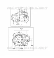 CRANKCASE BOLT voor Kawasaki VN1500 MEAN STREAK 2003