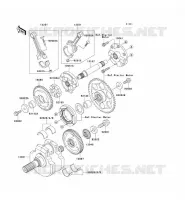 CRANKSHAFT voor Kawasaki VN1500 MEAN STREAK 2003