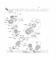 CYLINDER   PISTON  voor Kawasaki VN1500 MEAN STREAK 2003