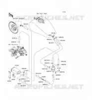 FUEL EVAPORATION SYSTEM(CA) voor Kawasaki VN1500 MEAN STREAK 2003