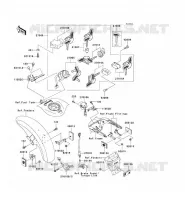 SWITCH   REFLECTORS voor Kawasaki VN1500 MEAN STREAK 2003