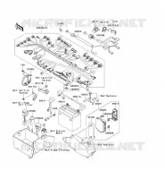 CHASSIS ELECTRICAL EQUIPMENT voor Kawasaki VN1500 MEAN STREAK 2003