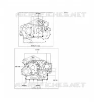 CRANKCASE BOLT voor Kawasaki VN1500 MEAN STREAK 2003