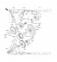CRANKSHAFT voor Kawasaki VN1500 MEAN STREAK 2003