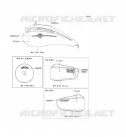 DECALS(SILVER) voor Kawasaki VN1500 MEAN STREAK 2003