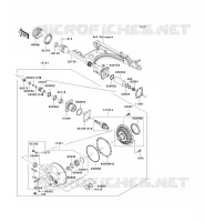 DRIVE SHAFT   FINAL GEAR voor Kawasaki VN1500 MEAN STREAK 2003