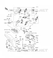 SWITCH   REFLECTORS voor Kawasaki VN1500 MEAN STREAK 2003