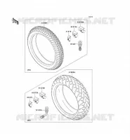 TIRES voor Kawasaki VN1500 MEAN STREAK 2003