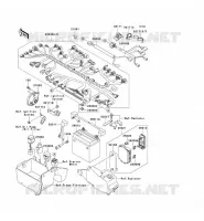 CHASSIS ELECTRICAL EQUIPMENT voor Kawasaki VN1500 MEAN STREAK 2003