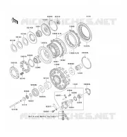 CLUTCH voor Kawasaki VN1500 MEAN STREAK 2003