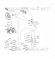 FUEL EVAPORATION SYSTEM(CA) voor Kawasaki VN1500 MEAN STREAK 2003