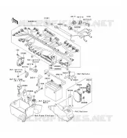 CHASSIS ELECTRICAL EQUIPMENT voor Kawasaki VN1500 MEAN STREAK 2003