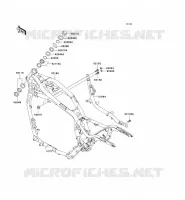CHASSIS voor Kawasaki VN1500 MEAN STREAK 2003