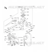 CLUTCH MASTER CYLINDER voor Kawasaki VN1500 MEAN STREAK 2003