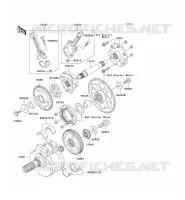 CRANKSHAFT voor Kawasaki VN1500 MEAN STREAK 2003