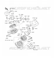 CYLINDER HEAD COVER voor Kawasaki VN1500 MEAN STREAK 2003