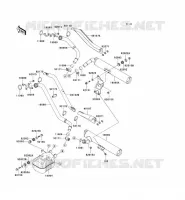 EXHAUST voor Kawasaki VN1500 MEAN STREAK 2003