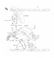 FENDER voor Kawasaki VN1500 MEAN STREAK 2003