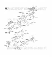 FOOTREST voor Kawasaki VN1500 MEAN STREAK 2003