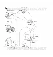 FUEL EVAPORATION SYSTEM(CA) voor Kawasaki VN1500 MEAN STREAK 2003