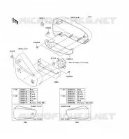 SIDE COWLING voor Kawasaki VN1500 MEAN STREAK 2003