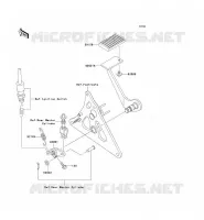 BRAKE PEDAL voor Kawasaki VN1500 MEAN STREAK 2003