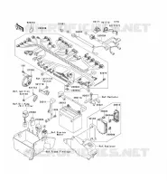 CHASSIS ELECTRICAL EQUIPMENT voor Kawasaki VN1500 MEAN STREAK 2003
