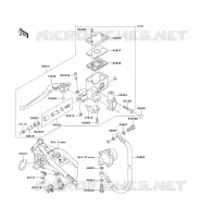CLUTCH MASTER CYLINDER voor Kawasaki VN1500 MEAN STREAK 2003